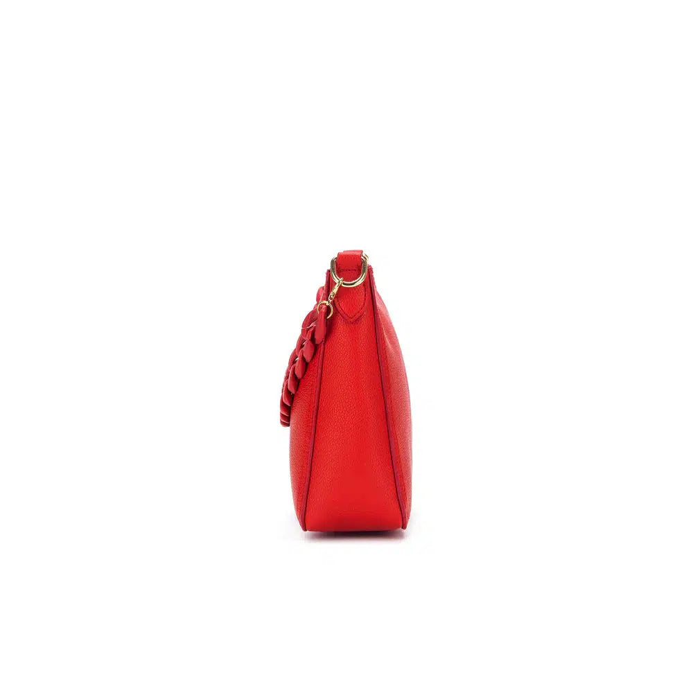 Elle Crossbody Bag Red-Black Caviar-Lima & Co