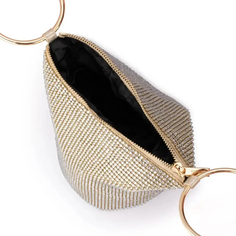 Ellie Crystal Mesh Handle Bag-Olga Berg-Lima & Co