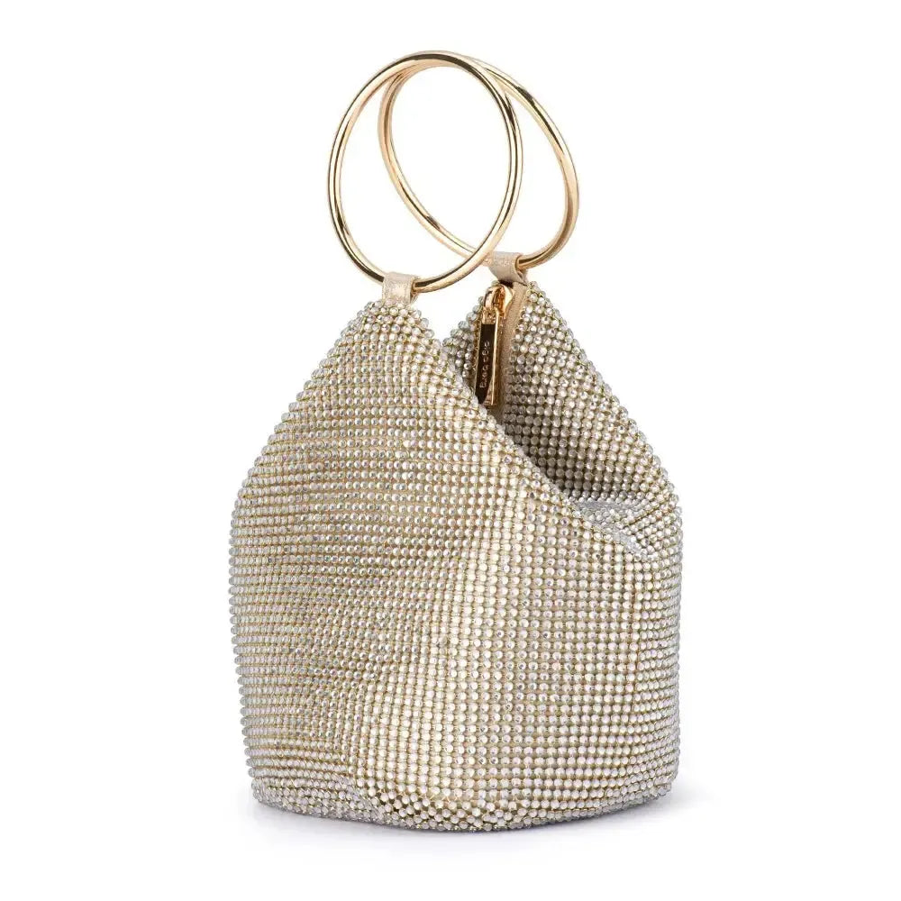 Ellie Crystal Mesh Handle Bag-Olga Berg-Lima & Co