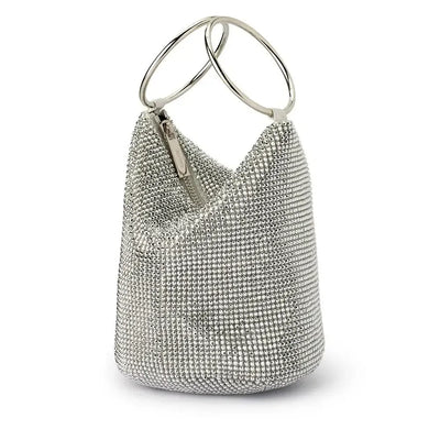 Ellie Crystal Mesh Handle Bag-Olga Berg-Lima & Co