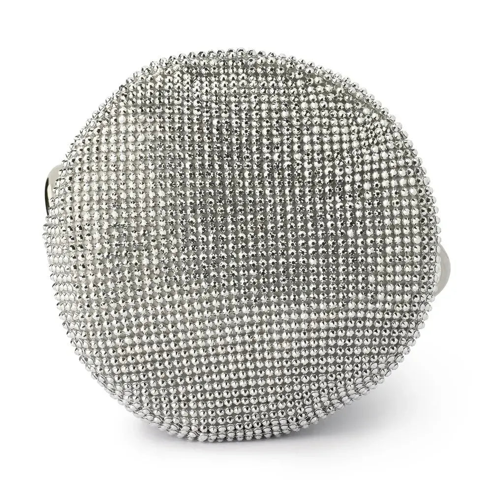 Ellie Crystal Mesh Handle Bag-Olga Berg-Lima & Co
