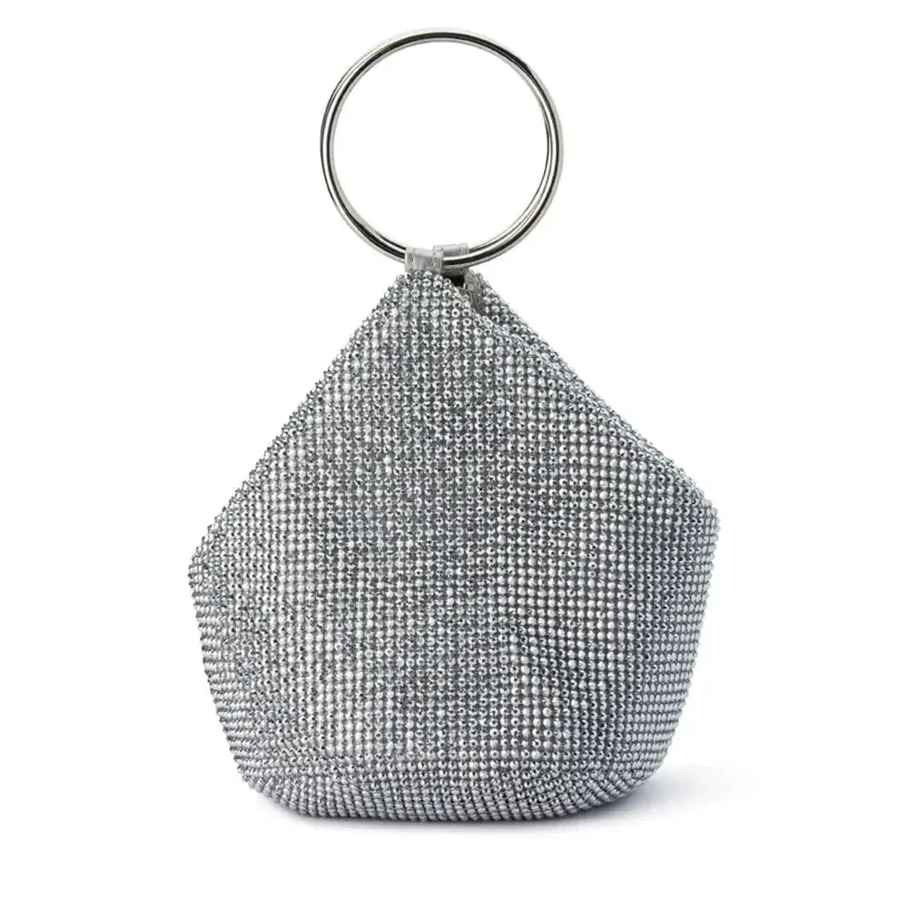 Ellie Crystal Mesh Handle Bag-Olga Berg-Lima & Co