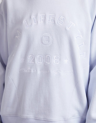 Elm Varsity Crew - Blue Mist-Elm Lifestyle-Lima & Co