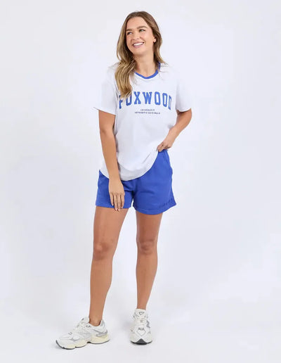 Elude Tee - White-Foxwood-Lima & Co