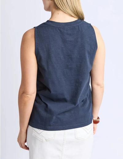 Elysian Tank - Navy-Elm Lifestyle-Lima & Co