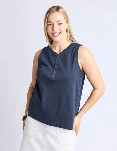 Elysian Tank - Navy-Elm Lifestyle-Lima & Co