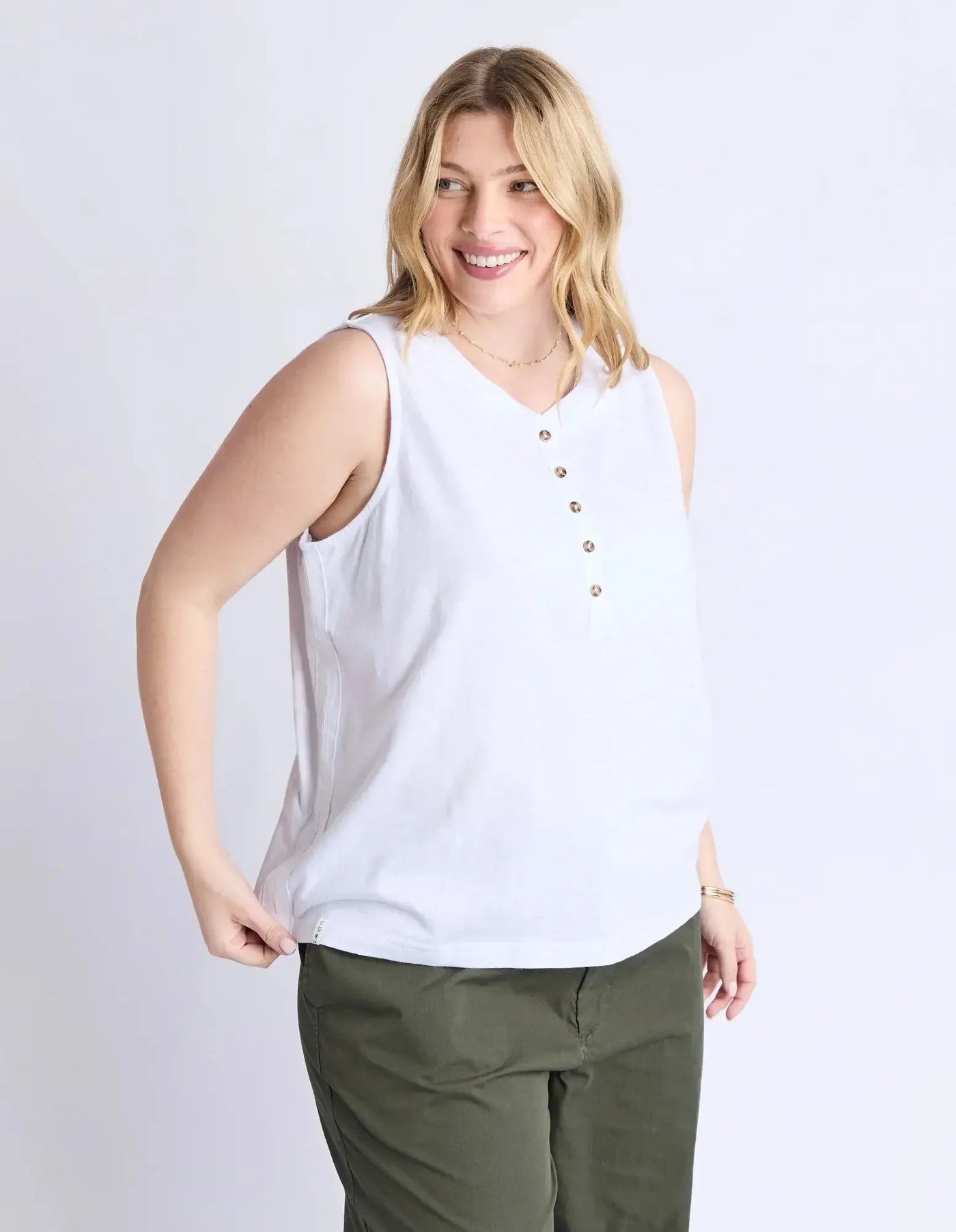Elysian Tank - White-Elm Lifestyle-Lima & Co