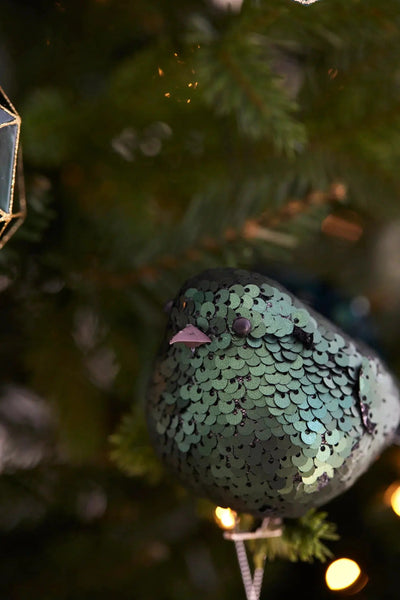 Emerald Sequin Clip Bird-Lima & Co-Lima & Co