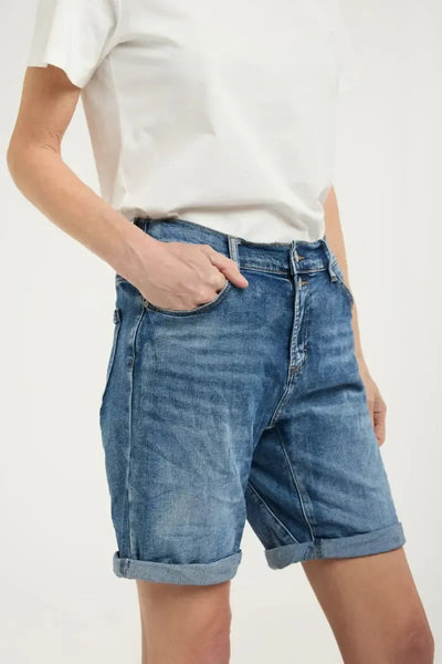 Emma Shorts - Denim-Italian Star-Lima & Co
