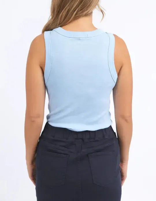 Esme Tank - Blue-Foxwood-Lima & Co