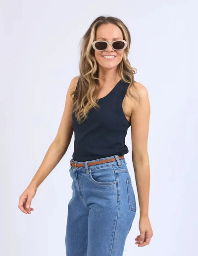 Esme Tank - Navy-Foxwood-Lima & Co