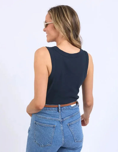 Esme Tank - Navy-Foxwood-Lima & Co
