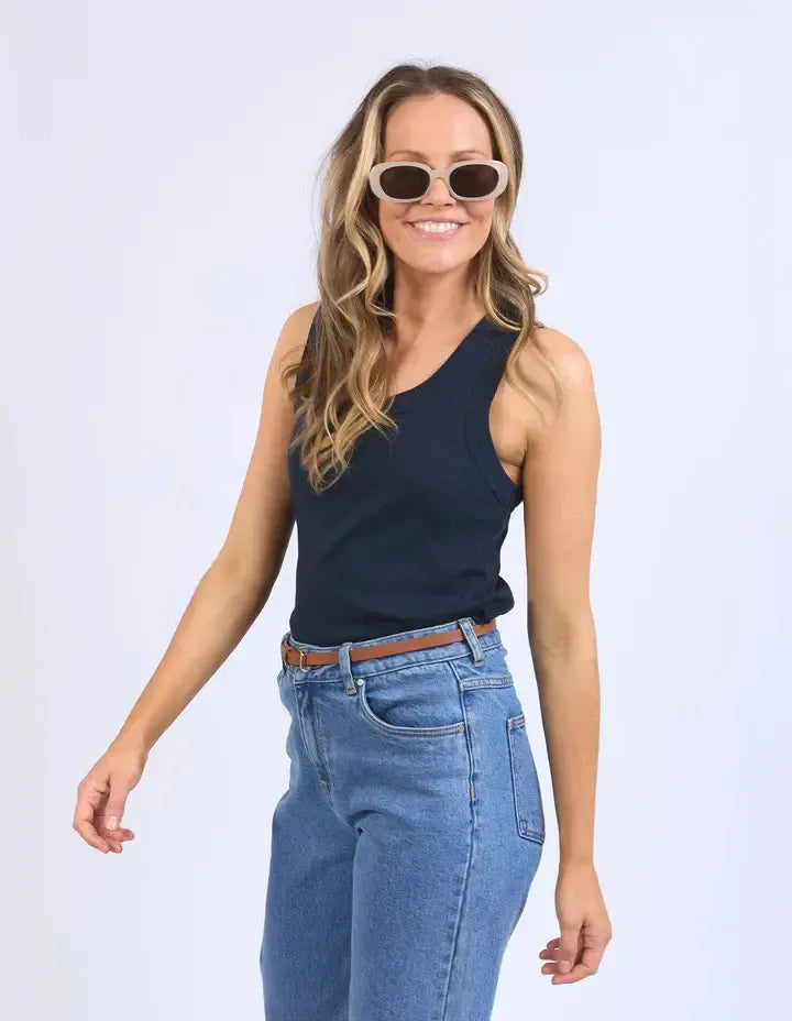 Esme Tank - Navy-Foxwood-Lima & Co