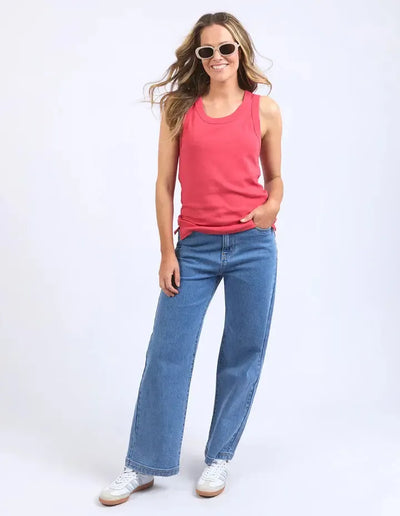 Esme Tank - Orange-Foxwood-Lima & Co