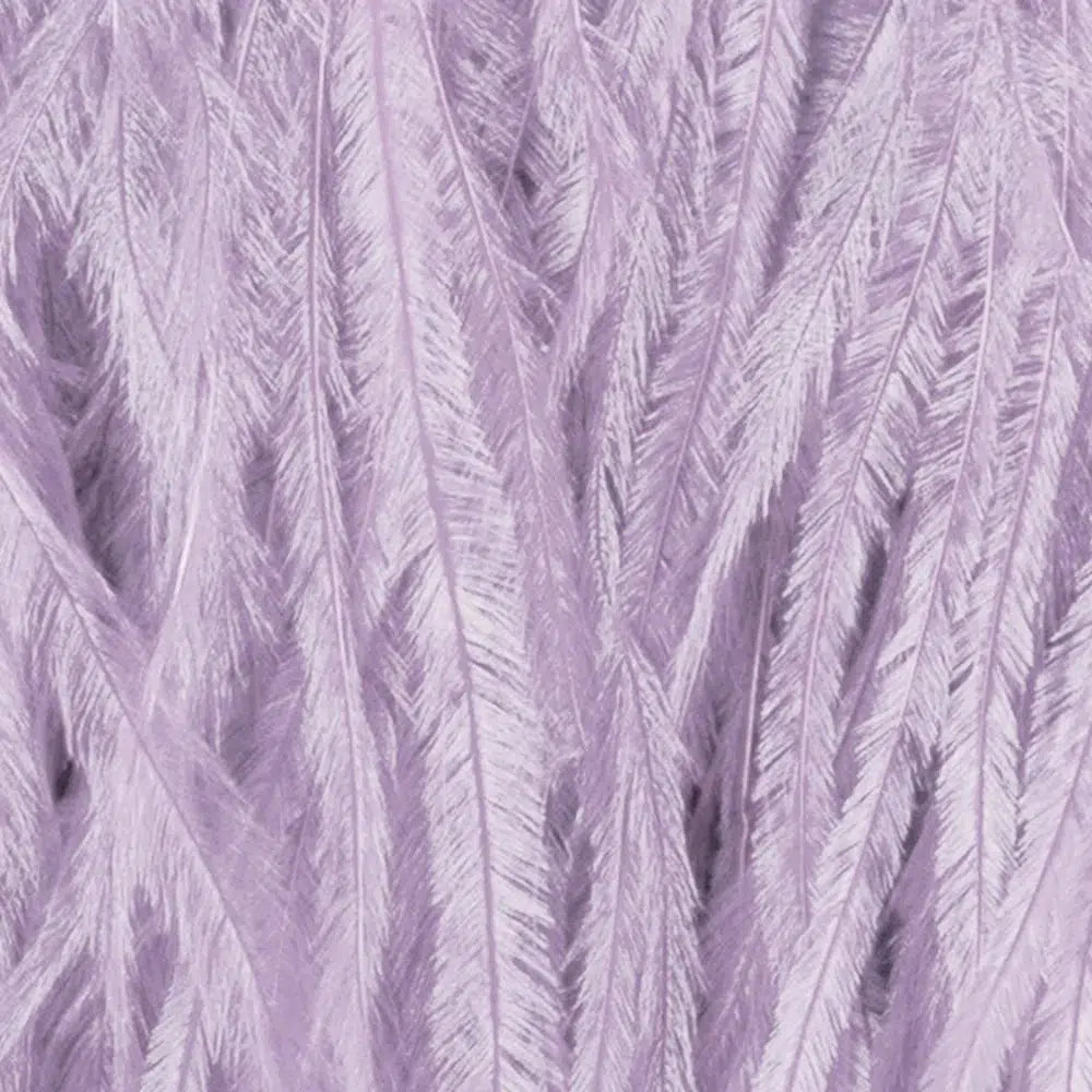 Estelle Feather Clutch - Lilac-Olga Berg-Lima & Co