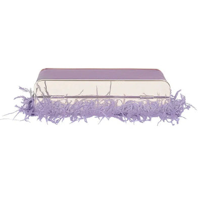 Estelle Feather Clutch - Lilac-Olga Berg-Lima & Co