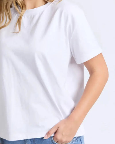 Ettie Tee - White-Foxwood-Lima & Co