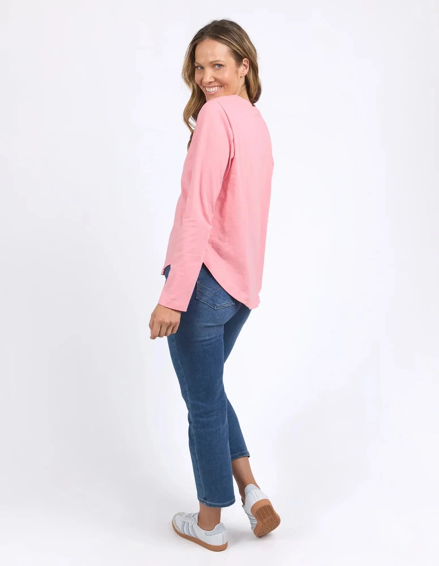 Everyday L/S Tee - Charm Pink-Elm Lifestyle-Lima & Co