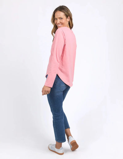 Everyday L/S Tee - Charm Pink-Elm Lifestyle-Lima & Co