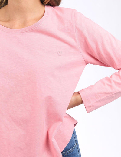 Everyday L/S Tee - Charm Pink-Elm Lifestyle-Lima & Co