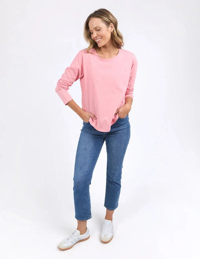 Everyday L/S Tee - Charm Pink-Elm Lifestyle-Lima & Co