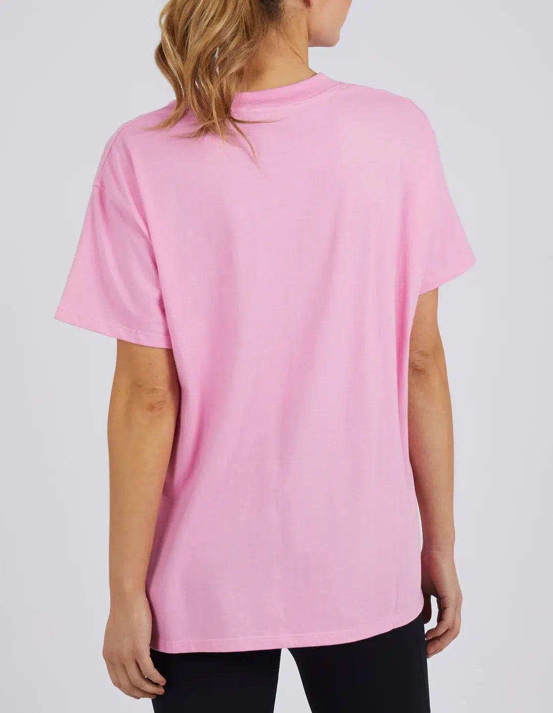 FW Embroidery Tee - Pink-Elm Lifestyle-Lima & Co