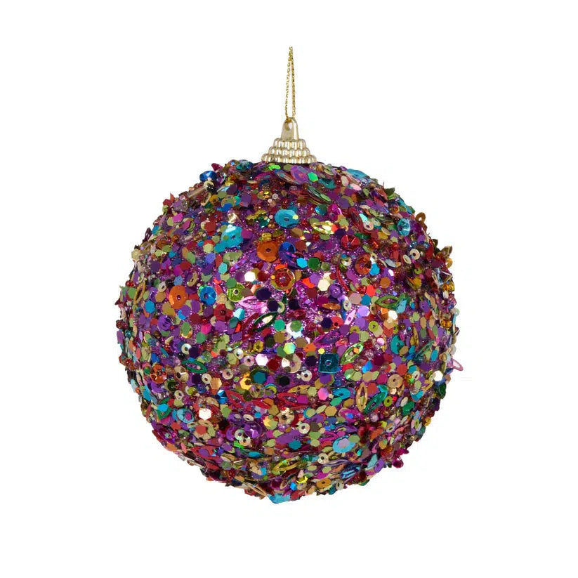 Fa La La Glitter Bauble-Holly and Ivy-Lima & Co
