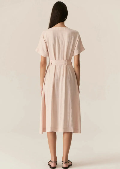 Faire Belt Dress - Blush-Pol-Lima & Co