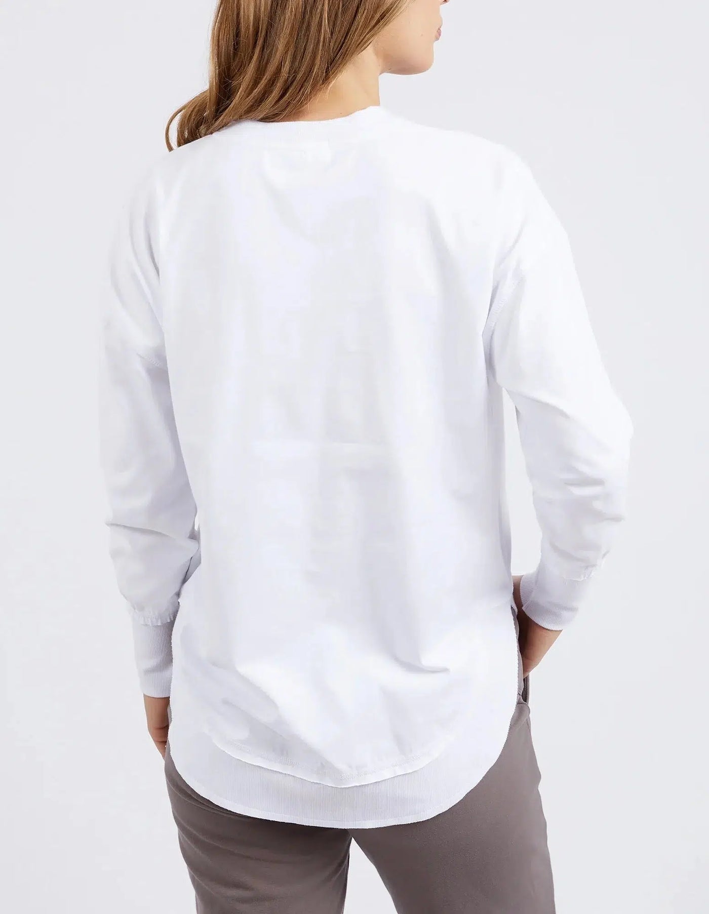 Farrah Long Sleeve - White-Foxwood-Lima & Co