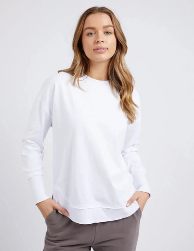 Farrah Long Sleeve - White-Foxwood-Lima & Co