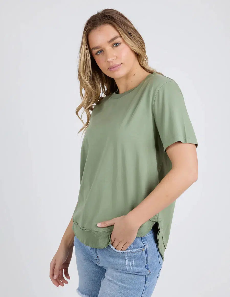 Farrah Short Sleeve Tee - Fern-Foxwood-Lima & Co