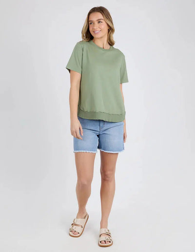 Farrah Short Sleeve Tee - Fern-Foxwood-Lima & Co