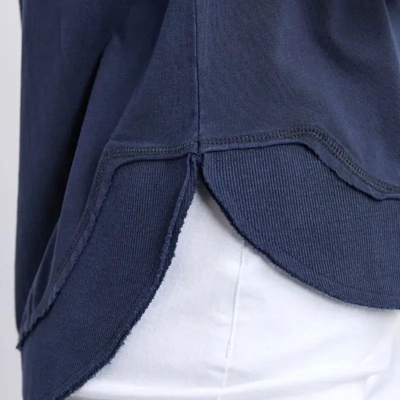 Farrah Short Sleeve Tee - Navy-Foxwood-Lima & Co