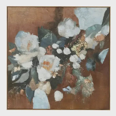 Fiore Teak Frame Oil Painting-Coast to Coast-Lima & Co