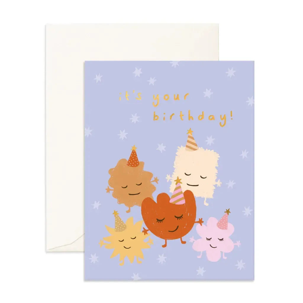 Five Little Monsters Greeting Card-Fox And Fallow-Lima & Co