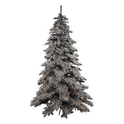 Flocked Pre Lit Pvp Pine Snow Tree - 7FT-Lima & Co-Lima & Co