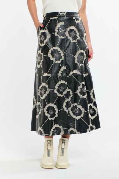 Florence PU Skirt - Black-365 Days-Lima & Co