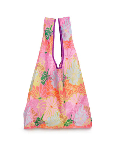 Flower Power Reusable Shopping Bag-The Somewhere Co-Lima & Co