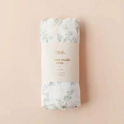 Forest Friends Sage/Cypress Organic Muslin Wrap Set-Fox And Fallow-Lima & Co