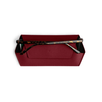 Fox and Leo Glasses Case - Burgundy-Fox and Leo-Lima & Co