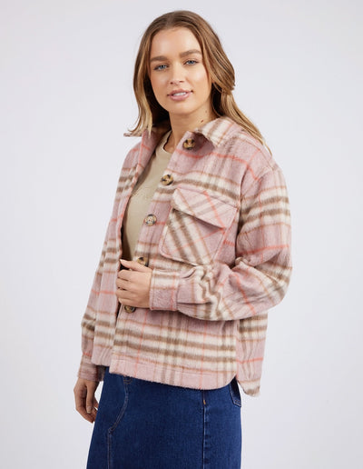 Frankie Check Jacket - Pink Check-Foxwood-Lima & Co