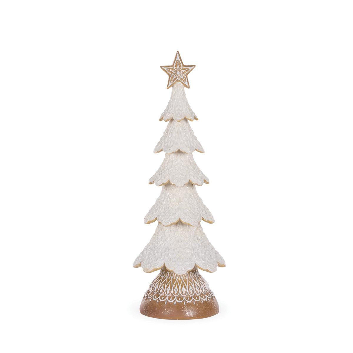 Frosted Gingerbread Tree With Star-Holly and Ivy-Lima & Co