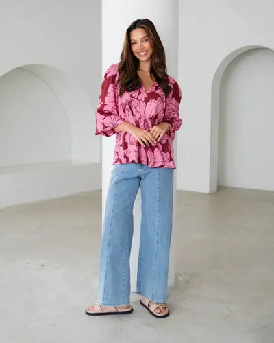 Full Bloom Top-Lima & Co-Lima & Co