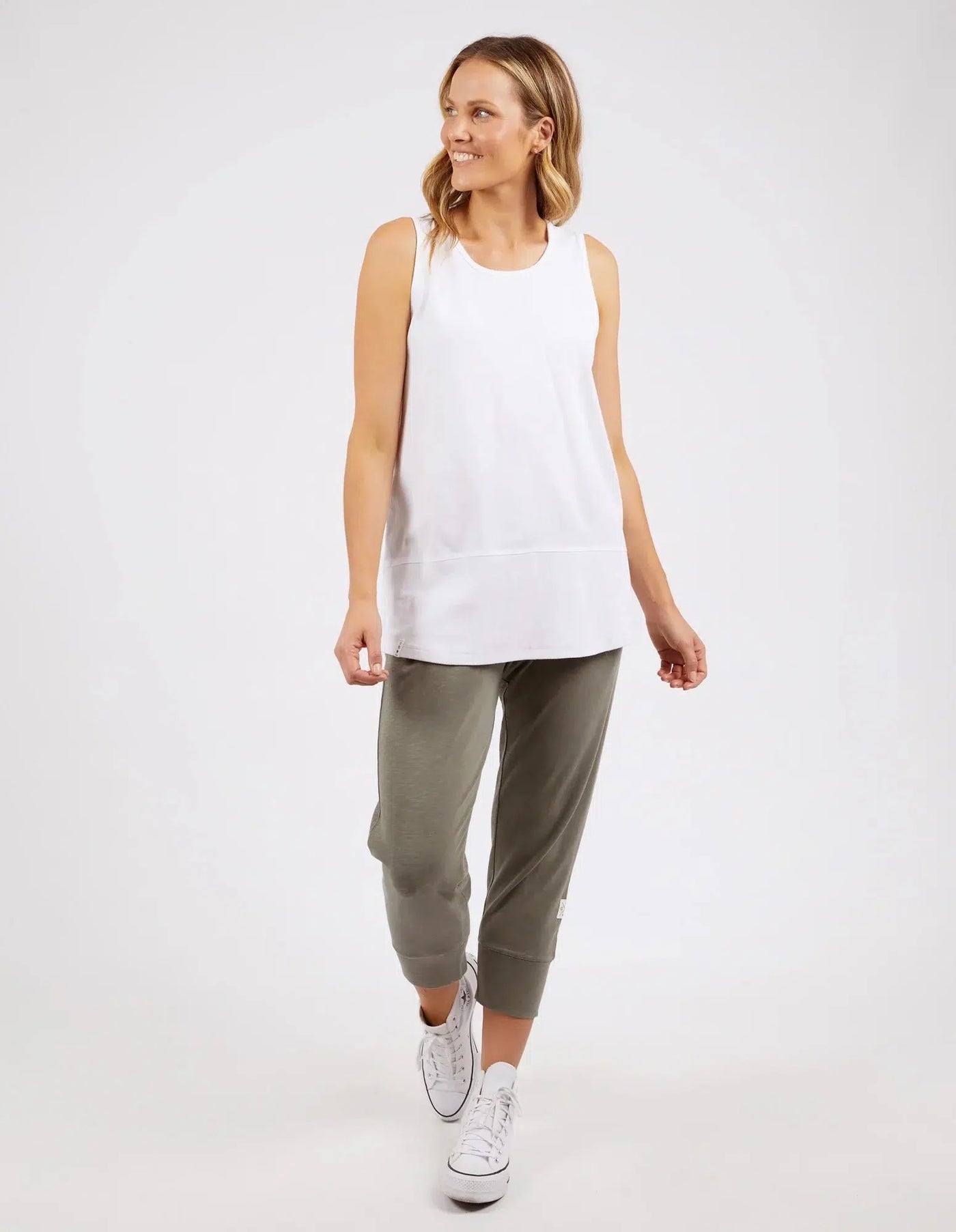 Fundamental Rib Tank - White-Elm Lifestyle-Lima & Co