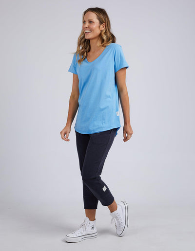 Fundamental Vee Tee - Azure-Elm Lifestyle-Lima & Co