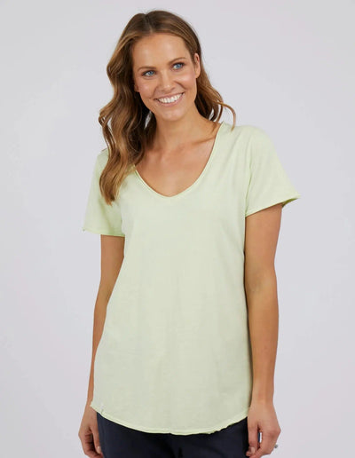 Fundamental Vee Tee - Lime-Elm Lifestyle-Lima & Co