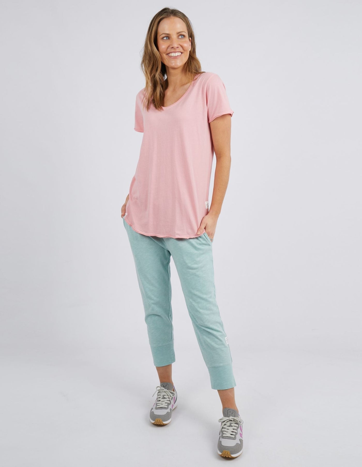 Fundamental Vee Tee - Quartz-Elm Lifestyle-Lima & Co