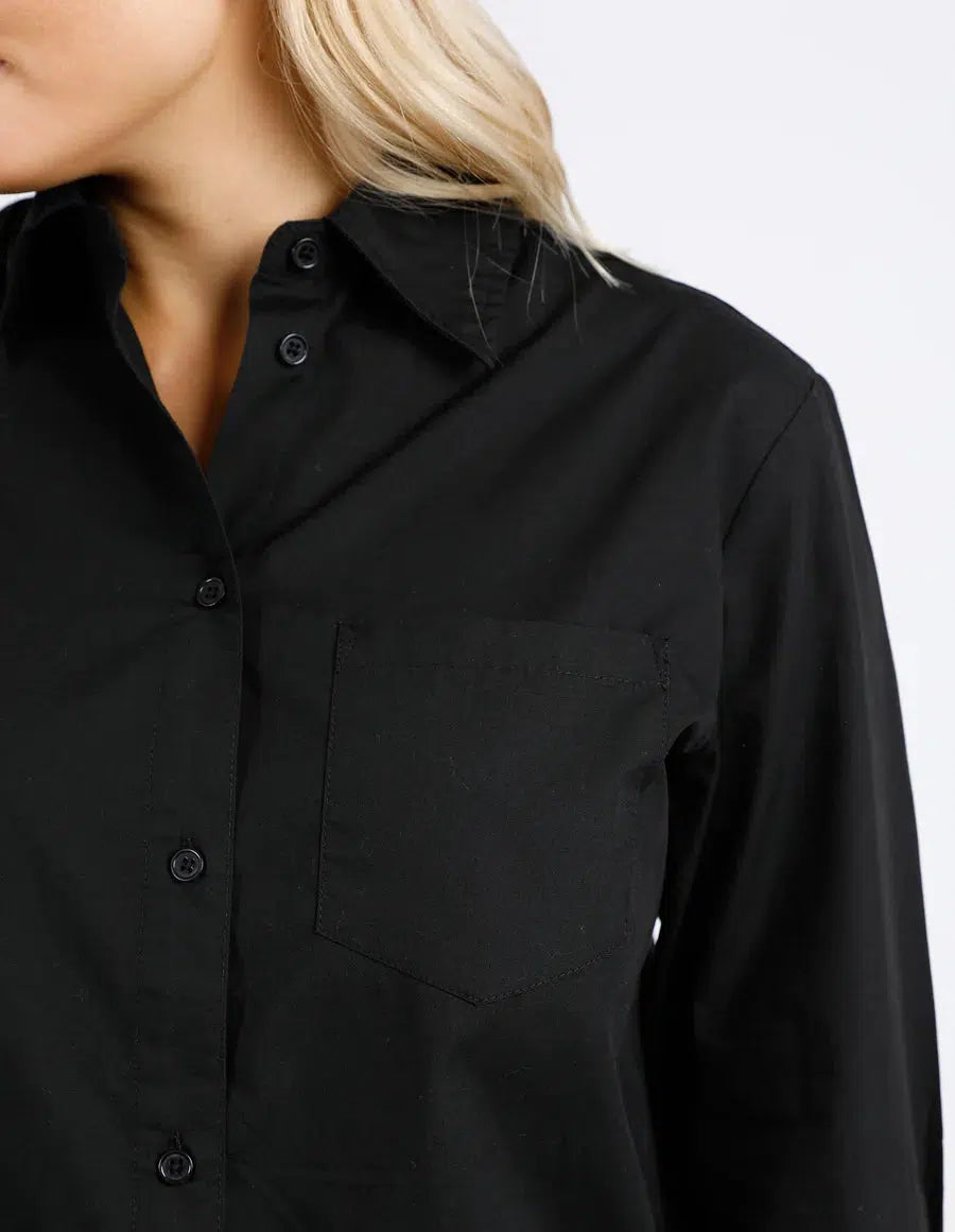 Gemma Shirt - Black-Foxwood-Lima & Co