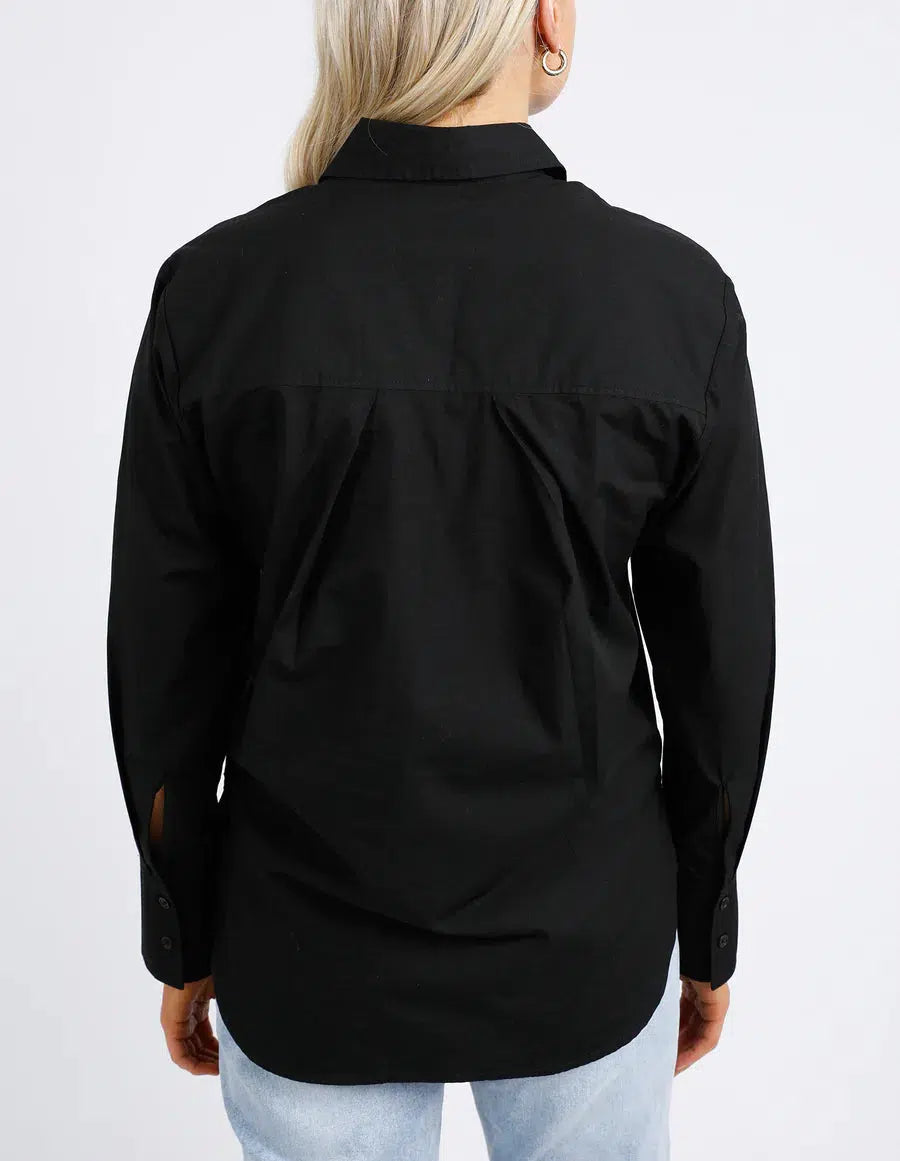 Gemma Shirt - Black-Foxwood-Lima & Co