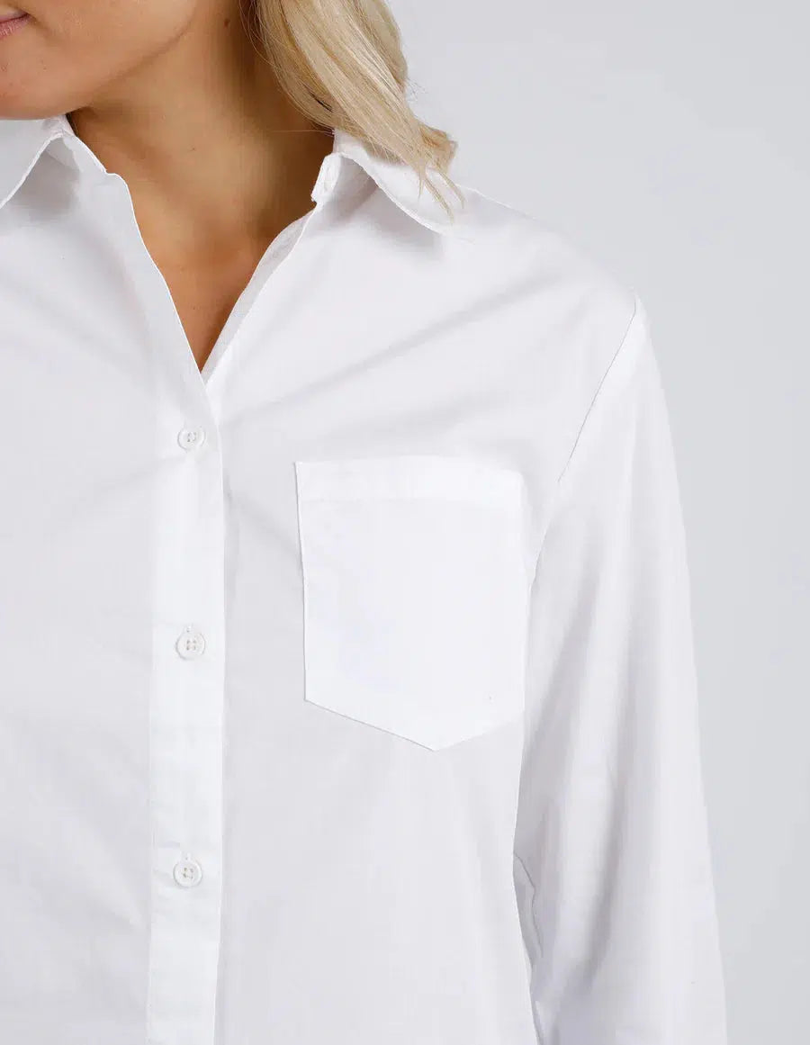 Gemma Shirt - White-Foxwood-Lima & Co